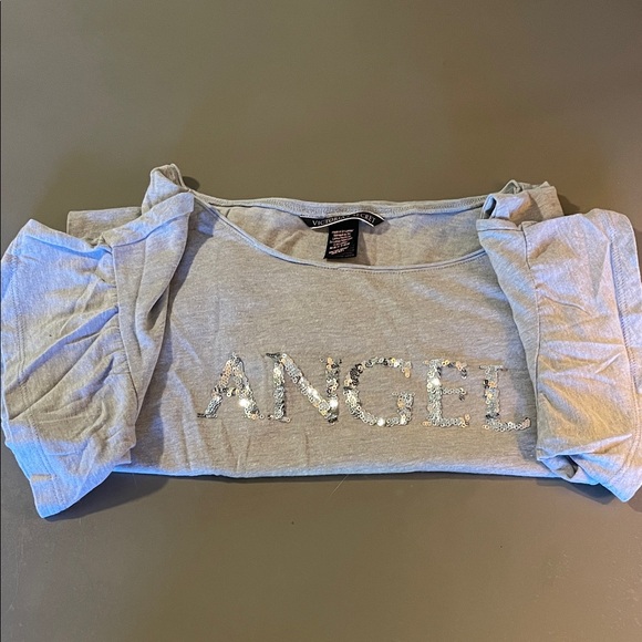 Gray 'Angel' Graphic Top - Picture 1 of 1